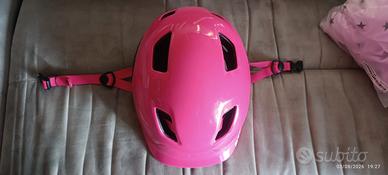 caschetto sportivo rosa S