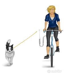 guinzaglio cane per bicicletta mtb