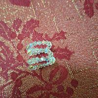 Anello donna con diamantini