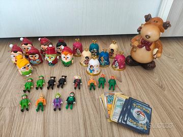 gufi, campanelle Conad, Kinder play mobil