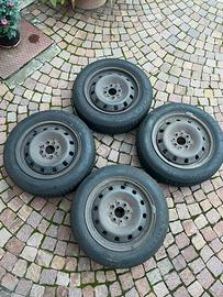 Gomme termiche + cerchi 165/65-R14