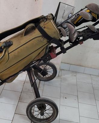 Set Completo da Golf: Sacca Lacoste, Carrello Tre