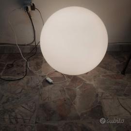Grande lampada in vetro di arredamento moderno
