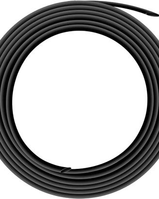 4 Tubi Termorestringenti Neri 4 mm x 1,5 m