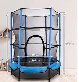trampolino elastico bambini 