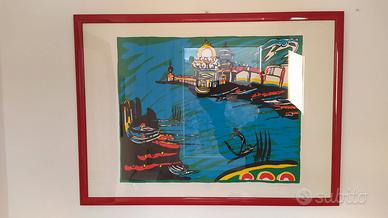 Quadro litografia Remo Brindisi