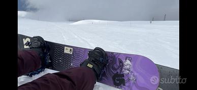 Burton Snowboard  L-138 Progression + attacchi S