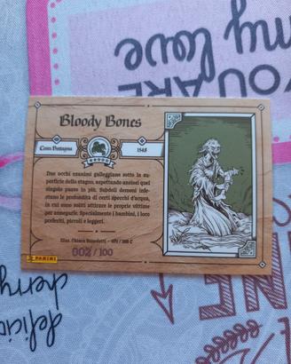 Bloody Bones numerata carta Monster