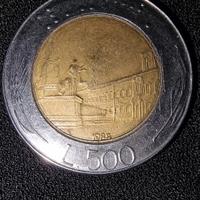 500 lire rarissima 1988 errori di conio