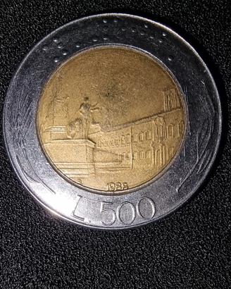 500 lire rarissima 1988 errori di conio