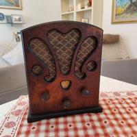 Radio antica Phonovox originale in legno massello