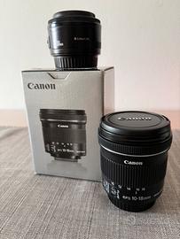 Canon 10-18 IS STM + Canon 50mm f1.8