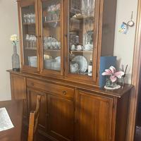 Credenza - cristalliera in legno
