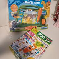Set di sapientino travel quiz e carotina 500 quiz