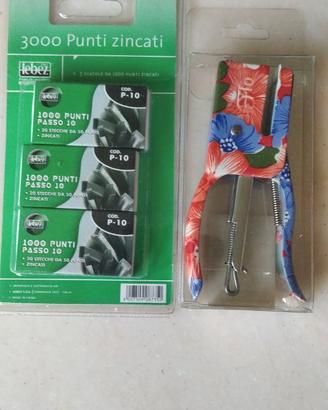 Mini cucitrice fantasia + 3 scatole punti 10