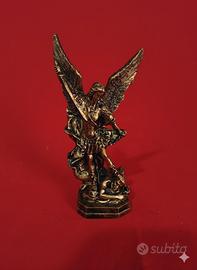 Statuina in resina San Michele Arcangelo -14 cm -