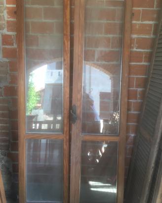 Portafinestra con persiane