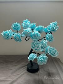 Lampade rose azzurre