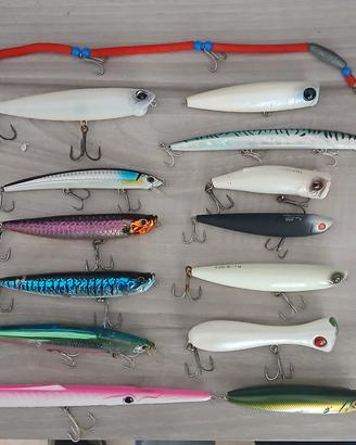 Lotto esche TOP per serra, leccia, barracuda