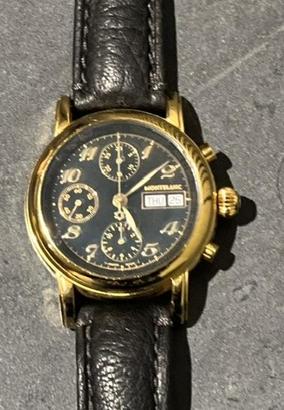 Cronografo Montblanc  Meismerstuckplaccato oro