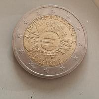 Moneta 2 euro Germania per i 10 anni euro - usata