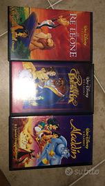 VHS La bella e la bestia, Aladdin, il re leone