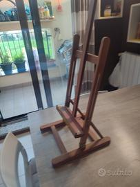 cavalletto da tavolo per pittura