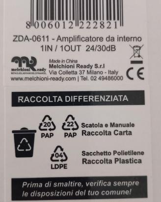amplificatore per antenna tv 