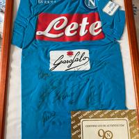 Maglia celebrativa 90 anni SSC Napoli autografata