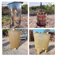 BOTTI IN VETRORESINA E ACCIAIO PIU' TORCHIO