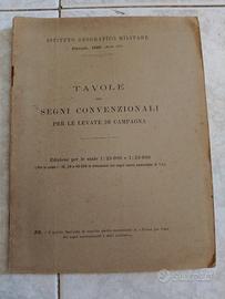 LIBRETTO TAVOLE DEI SEGNI CONVENZIONALI