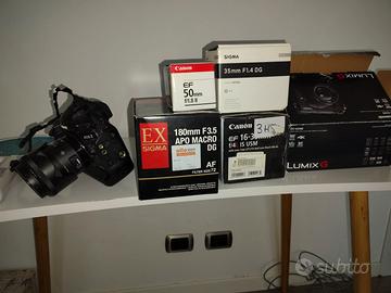 Corredo Digitale reflex mirrorless Canon Panasonic