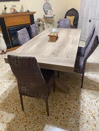 tavolo e sedie da pranzo