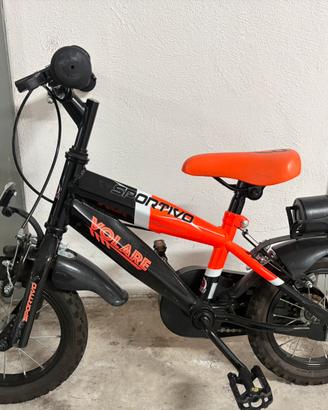 Bicicletta bambino 12" Volare Sportivo con rotelle