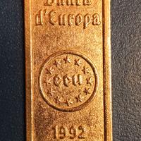 Piastrina ecu del 1992