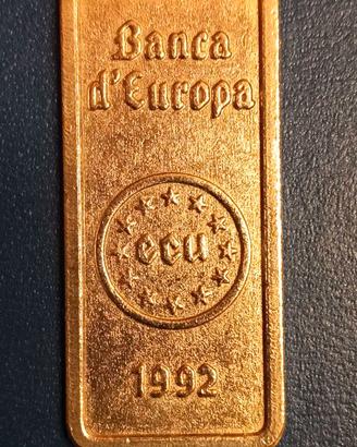 Piastrina ecu del 1992