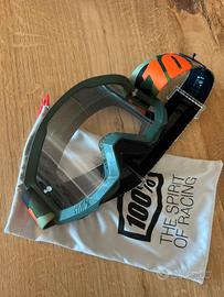 Maschera 100% nuova mai usata trasparente