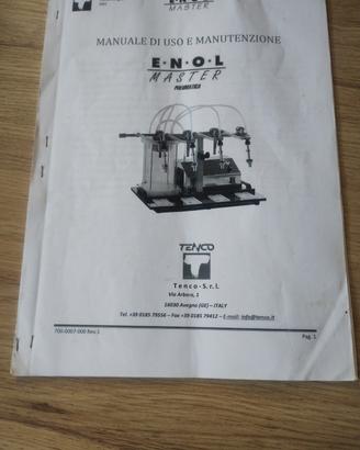 Riempitrice Enol Master a 2 becchi a depressione