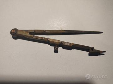 Compasso vintage in ottone anni '30