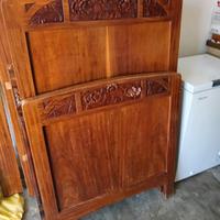 2 letti in legno anni 50