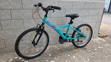 Bici  20" bimba b'twin con cambio Shimano