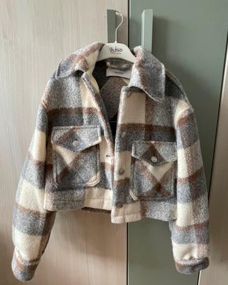 Giacca a quadri invernale bershka
