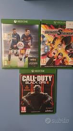 3 giochi per xbox one + controller