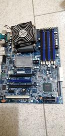 Scheda madre Lenovo, cavi, hard disk, processore