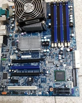 Scheda madre Lenovo, cavi, hard disk, processore