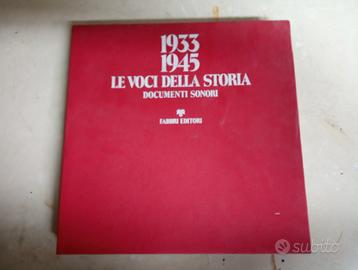 DISCHI LP VINILE 33 GIRI voci della storia1933/45