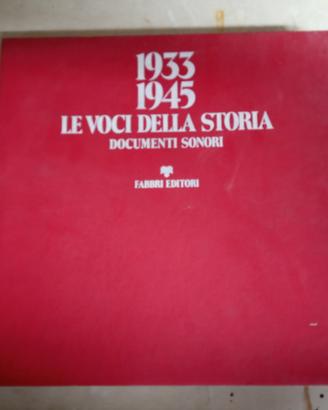 DISCHI LP VINILE 33 GIRI voci della storia1933/45