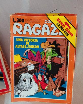 fumetti "Il Corriere dei ragazzi" anni 1976-77