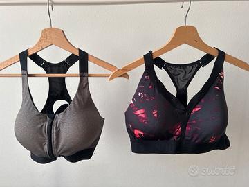 Lotto 2 reggiseni sportivi Decathlon taglia M