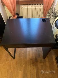 Scrivania legno e metallo